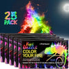 Fire Dazzle Fire Color Changing Packets for Fire Pit - 25 Pack Color Packets, Flame Changer for Fire Pit and Campfires - Camping Games Accessories for Kids and Adults