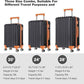 Nazhura Luggage Set, 3-Piece Hardside Suitcase Set, 20-inch Carry On, 24-inch, 28-inch Luggage