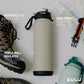 ZULU Powerfill Pro 32oz Stainless Steel Water Bottle with Quick Fill Lid, Triple Walled Vacuum Insulated Metal, Leak Proof Locking Lid, Sip and Chug, Reusable BPA Free, Ash - Roamly