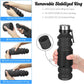 Nefeeko Collapsible Water Bottle, Reuseable BPA Free Silicone Foldable Water Bottles for Travel Gym Camping Hiking, Portable Leak Proof Sports Water Bottle with Carabiner