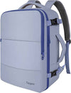 Taygeer Large Travel Backpack for Men Women, 35L Carry On Backpack Airline Approved, Personal Item Travel Bag with Water Bottle Pocket & Shoe Compartment, Laptop Backpack for Gym Hiking, Gray Blue