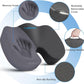 TushGuard Seat Cushion for Office Chair Memory Foam Non-Slip Desk Seat Cushion Back, Coccyx, Sciatica, Tailbone Pain Relief Butt Pillow for Office Chair, Car, Wheelchair, Grey