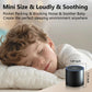 Portable Sound Machine Mini White Noise Machine with 30 Soothing Sounds for Newborn Kids Adults Rechargeable Sleep Brown Noise Machine with 4 Timers Memory Function for Travel Camping Home and Office