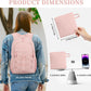 ZOMFELT Hiking Backpack for Women Men, 15L Lightweight Packable Backpack for Trip, Water Resistant Small Travel Backpacks, Foldable daypack for Hiking, Walking, Cycling, Camping, Pink - Roamly
