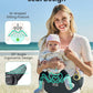 Baby Hip Seat Carrier, GROWNSY Ergonomic Hip Seat Baby Carrier with Multiple Pockets, Adjustable Extended Waistband for Newborns & Toddlers up to 50 lbs, Grey