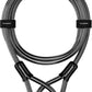 Titanker Bike Lock Cable,12mm Thick Security Cable with Loops Heavy Duty Steel Cable Vinyl Coated Bike Cable Lock Security Chain (4ft, 7ft, 15ft, 30ft)