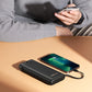 VEEKTOMX Portable Charger with Built-in Cables 30000mAh Power Bank for iPhone 22.5W Fast Charging USB C Battery Pack Travel Essentials Powerbank Compatible with iPhone, Android, etc(1 Pack)