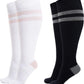 Momcozy Compression Socks for Women Wide Calf, 15-20mmHg Knee High Support Socks for Pregnancy, Nurses, Travel, Flying