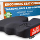 Seat Cushion for Office Chairs - Fits 18"x14" Seats, Tailbone, Coccyx Pain Relief - Butt, Pressure & Sciatica Relief - Gaming, Wheelchair, Car & Desk Pillow, Black