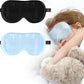 Silk Sleep Eye Mask for Kids, 100% Real Natural Pure Silk Sleeping Masks, Blindfold Sleep Eye Cover with Adjustable Strap, Soft & Lightweight Night Eyeshade for Boys Girls Teens (2 Pack)