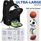 LARIPOP Soccer Backpack Soccer Bag with Ball Holder & Shoe Compartment Youth Sports Equipment Training Bag