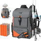 KastKing All Weather Fishing Tackle Backpack with 4 Waterproof Tackle Boxes & Removable Rod Holders,Waterproof ArmorShield Fabric Fishing Bag Storage Fishing Gear