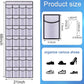 28 Mesh Pockets Hanging Shoe Organizer, Over the Door Shoe Organizer，Closet Storage Holder for Back of Door Storage Holder for Back of Door(White)