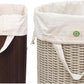 Heavy Duty Laundry Hamper Bags - Extremely Sturdy, Durable Canvas Replacement Laundry Hamper Liner - Works for Round & Square Hampers with Drawstring Closure (3 Pack)