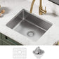 KRAUS Dex 21-inch Undermount 16 Gauge Stainless Steel Single Bowl Kitchen Sink, KA1US21B