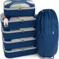 Shacke 6 Set Packing Cubes for Travel - Compression Packing Bags/Travel Organizer - Luggage Organizer Bags for Traveling - Travel Essentials for Women - Cruise Must Haves Packing List