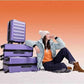American Tourister Westridge Hardshell Luggage Set - 3 Piece Set - 20" Carry-On, 24” & 28” Checked Luggage Set with 360° Spinner Wheels - Expandable Suitcases for Extended Travel - Dusk Purple