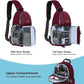 MOSISO Camera Sling Bag, DSLR/SLR/Mirrorless Camera Backpack Case Shockproof Photography Backpack with Tripod Holder & Removable Modular Inserts Compatible with Canon/Nikon/Sony/Fuji