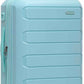Traveler's Choice Pagosa Hardshell Expandable Luggage with Spinner Wheels, Baby Blue, 22-Inch Carry-on