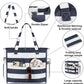 Waterproof Beach Tote Pool Bags for Women Ladies Extra Large Gym Tote Carry On Bag With Wet Compartment for Weekender Travel