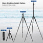 Geekoto 73-Inch Camera Tripod - Lightweight DSLR Tripod with 360° Ball Head & Quick Release Plate, Supports Up to 33.07 lbs, Portable for Travel & Outdoor Photography