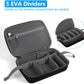 JSVER PU Leather Hard Shell Carrying Case for GoPro Hero13/12/11/10/9/8/7, AKASO EK7000 / Brave 4 4K / Brave 7 LE/Brave 8 / V50X and Insta360
