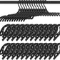 12 PCS Black Portable Folding Clothes Hangers,Black Foldable Hangers Lightweight Travel Accessories,Non-Slip Folding Hangers for Clothes for Travel and Home
