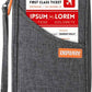 defway Passport Holder Travel Wallet - Family Passport Holder of 4, RFID Blocking Passport Wallet for Men Women, Travel Essentials for Flying, GREY