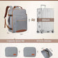 LOVEVOOK Travel Backpack for Women & Men 40L,Airline Approved Carry On Backpack Travel Essentials,TSA Carry on Luggage,Waterproof Personal Item Travel Bag,Suitcase with 3 Packing Cubes,Grey-Brown