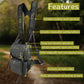 Tactical Binocular Harness Chest Pack, Bino Case Waterproof MOLLE Strap System, Rangefinder Pouch with Magnetic Closure, Camouflage