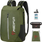 Piscifun Dry Bag Waterproof, Lightweight Dry Backpack Roll-Top Sealed with Waist Pouch and Phone Case Keeps Gear Dry Inside for Kayaking, Boating 10L 20L 30L