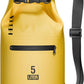 HEETA Waterproof Dry Bag with Front Zippered Pocket for Women Men, 5L/10L/20L/30L/40L Roll Top Lightweight Dry Storage Bag Backpack for Travel, Kayaking, Boating, Rafting, Camping, Hiking & Beach