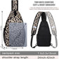 Crossbody Bags for Women Men Trendy Sling Bag Bakpack Casual Chest Bag with Convertible Shoulder Strap