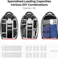 K&F Concept Camera Backpack for Photographers Large Waterproof Photography Camera Bag with Laptop/Tripod Compartment for Men Women Black Red