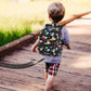 Accmor Toddler Harness Backpack Leash, Cute Excavator Kids Backpack with Anti Lost Wrist Link for Outdoor Walking, Mini Black Child Backpack Wristband Tether Leashes for Boys Girls Aged 1-3 Years Old