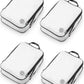 Large Compression Packing Cubes for Travel-Packing Cube Luggage Organizers 4 Piece Set for Checked Luggage-Ultralight, Expandable/Compression Bags by TRIPPED Travel Gear (White 4 Piece) - Roamly