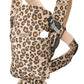 BabyBjörn Baby Carrier Mini, Cotton, Beige/Leopard | Newborn Carrier (7-25 lbs), Ergonomic, Easy-to-Use