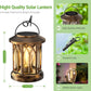 WdtPro Solar Lanterns Outdoor Lights, 4 Pack Bright Lanterns Outdoor Waterproof with Clip Patio Decor, Hanging Solar Lights for Outside Garden Yard Front Porch Table Decoration (Antique Copper)