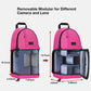MOSISO Camera Sling Bag, DSLR/SLR/Mirrorless Camera Backpack Case Shockproof Photography Backpack with Tripod Holder & Removable Modular Inserts Compatible with Canon/Nikon/Sony/Fuji