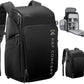 K&F CONCEPT Camera bags Waterproof 25L Large Capacity Camera Case with Raincover Camera Case 15.6 Inch Laptop Compartment Compatible with Canon/Nikon/Sony/DJI Mavic Drone Travel Camera Backpack