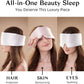 Silk Sleep Mask for Women and Men, Side Sleeper, 22 Momme Pure Mulberry Silk Total Blackout 100% Mulberry Eye Mask with Adjustable Headband Full Size, Eye Masks for Sleeping and Travel