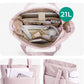 BAGSMART Tote Bag for Women, Lightweight Puffy Tote Bag with Compartments Shoulder Bag Handbag for Travel, Work, Gym,