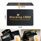 RFID Blocking Card 10 pack,One Card Protects Entire Wallet,RFID/NFC Contactless Bank Debit Credit Card Protector ID ATM Guard Card Blocker,Smart Slim Design Perfectly Fits in Purse–Black