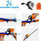Urban Deco Kids Fishing Pole Set Portable Telescopic Kids Fishing Rod and Reel Combo Kit with Tackle Box for Beginners, Boys,Girls,Youth,Children