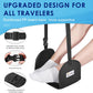 CERBONNY Airplane Foot Rest - Portable and Adjustable Foot Hammock, Travel Flight Essential for Relaxing Your Feet During Journeys (Non-Slip)