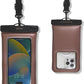 Sonix Waterproof Phone Pouch - Floating Phone Case Dry Bag w/Crossbody Lanyard - Beach Cruise Travel Essentials - Compatible w/All Devices, Touchscreen Friendly | Mocha