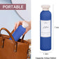 Travel Shampoo Bottle, Empty Plastic Squeeze Bottles 8.8oz with Flip Cap, Lotion Container for Toiletries Travel Size Shampoo and Conditioner