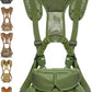 Binocular Harness Chest Pack - Lightweight Bino Harness with Rangefinder Pouch, Silent Hunting Chest Rig and Binocular Case w/ MOLLE system, Veteran Owned Gear, Green