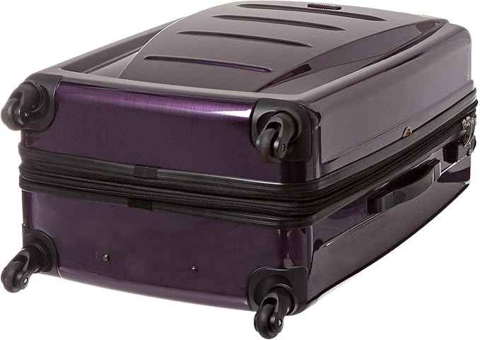 Samsonite Winfield 2 Hardside Expandable Luggage with Spinner Wheels, Purple, Checked-Large 28-Inch