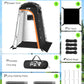 Large Shower Tent, Portable Privacy Tent with Mesh Floor & Carrying Bag, Lightweight & Sturdy, Easy Set Up, Portable Changing Room for Camping & Hiking, Fishing, Beach